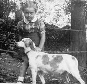 Annie avec un chien inconnu...