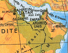 Carte Emirats loupe