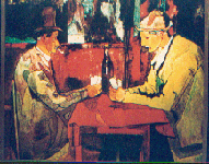Joueurs de cartes Cézanne (Résidence Lac du Maine,Angers)