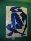 Collage bleu - Matisse