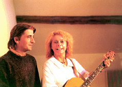 Etienne Léopold et Annie Nobel (sur scène)
